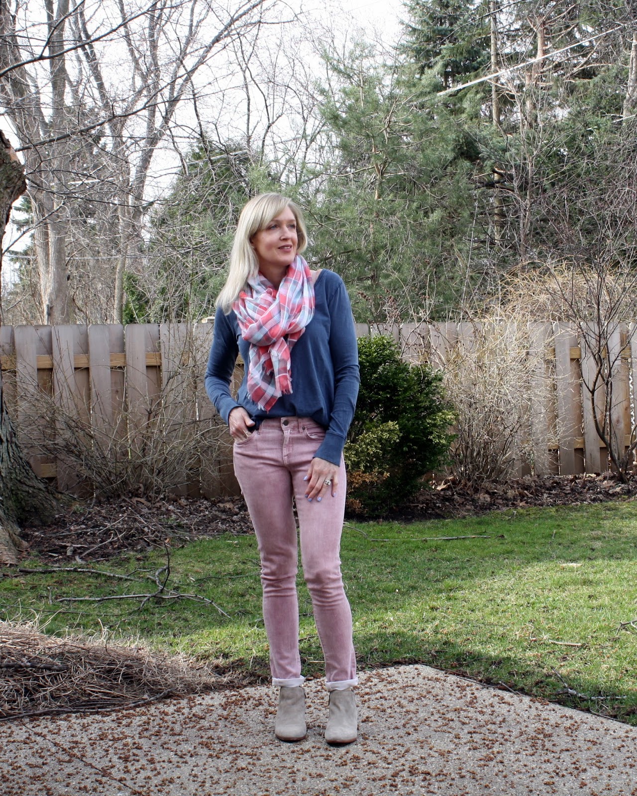 Pink + Navy