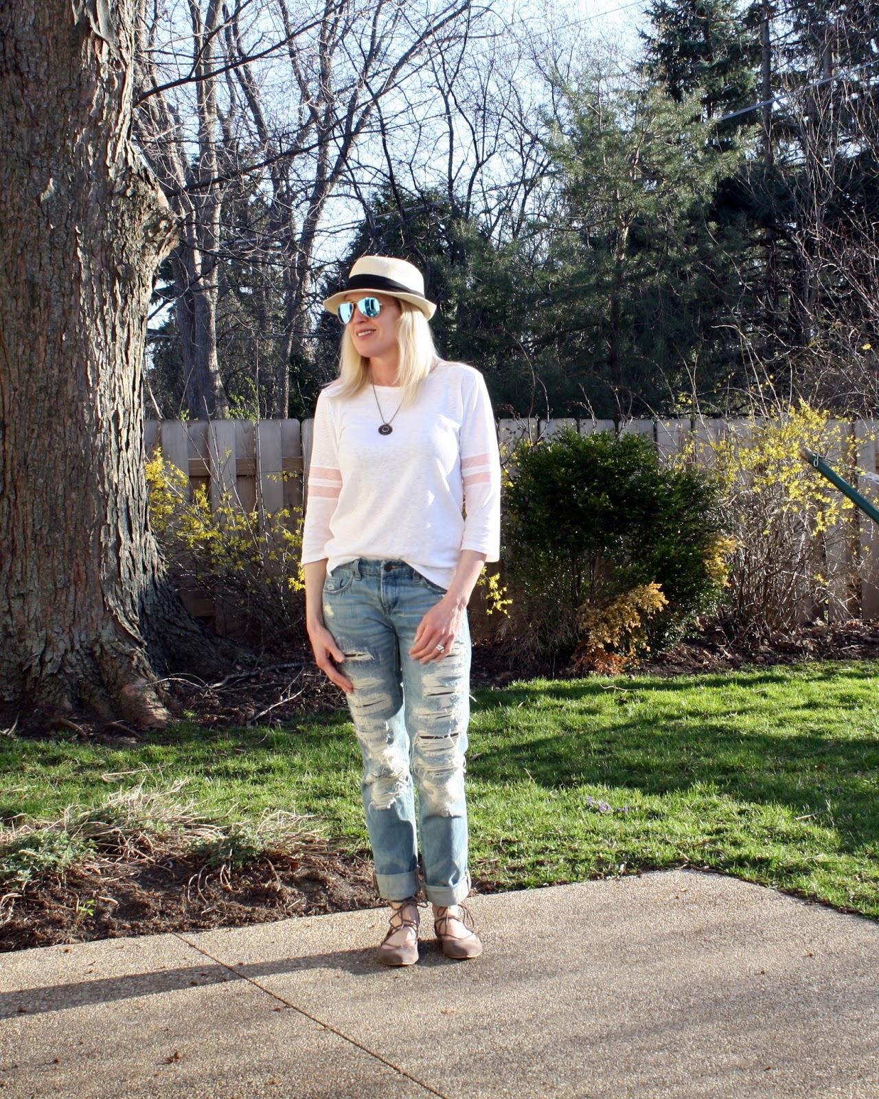 Baseball Tee | Spring Outfit Idea