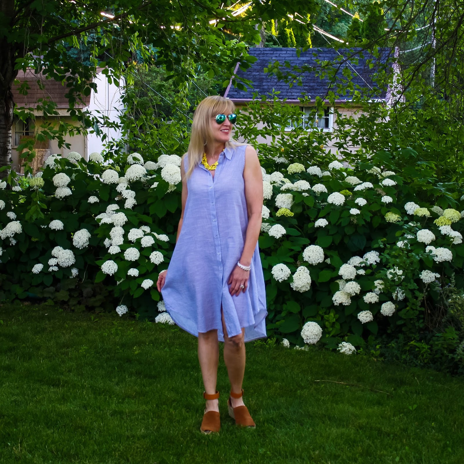 Striped Shirtdress Two Ways