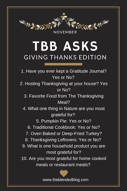 Giving Thanks