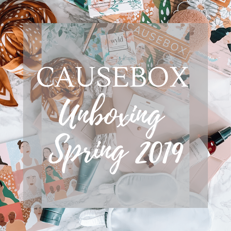 causebox spring unboxing