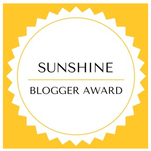 Sunshine Blogger Award