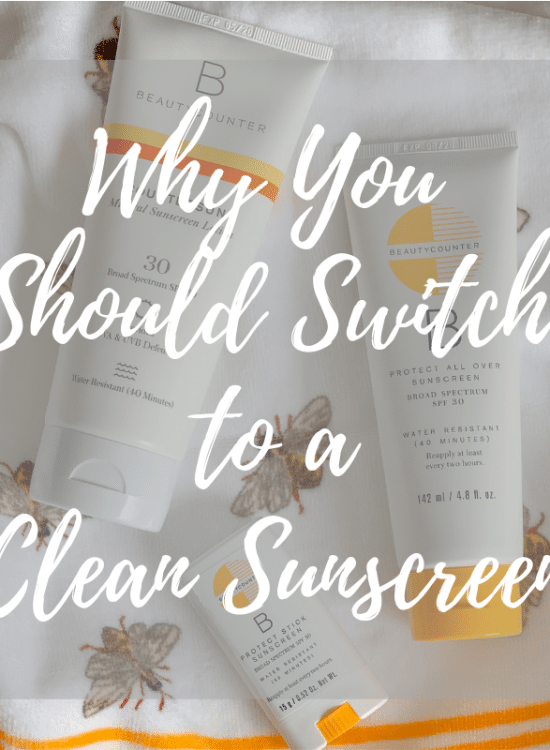 why you should use a clean sunscreen