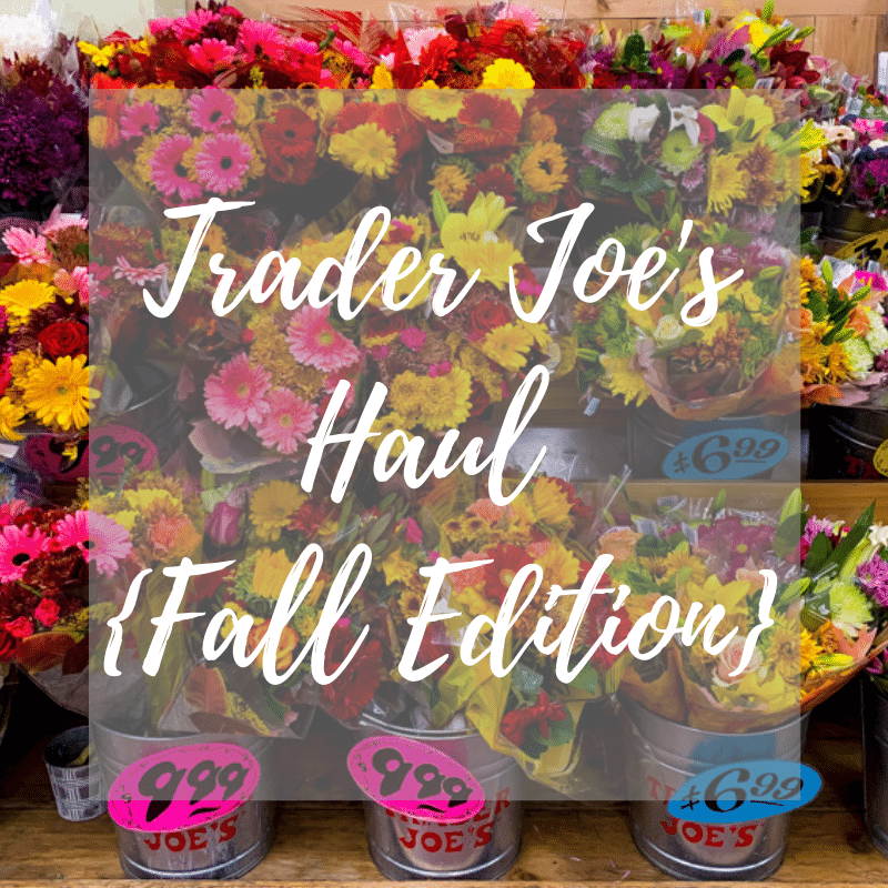fall Trader Joe's haul