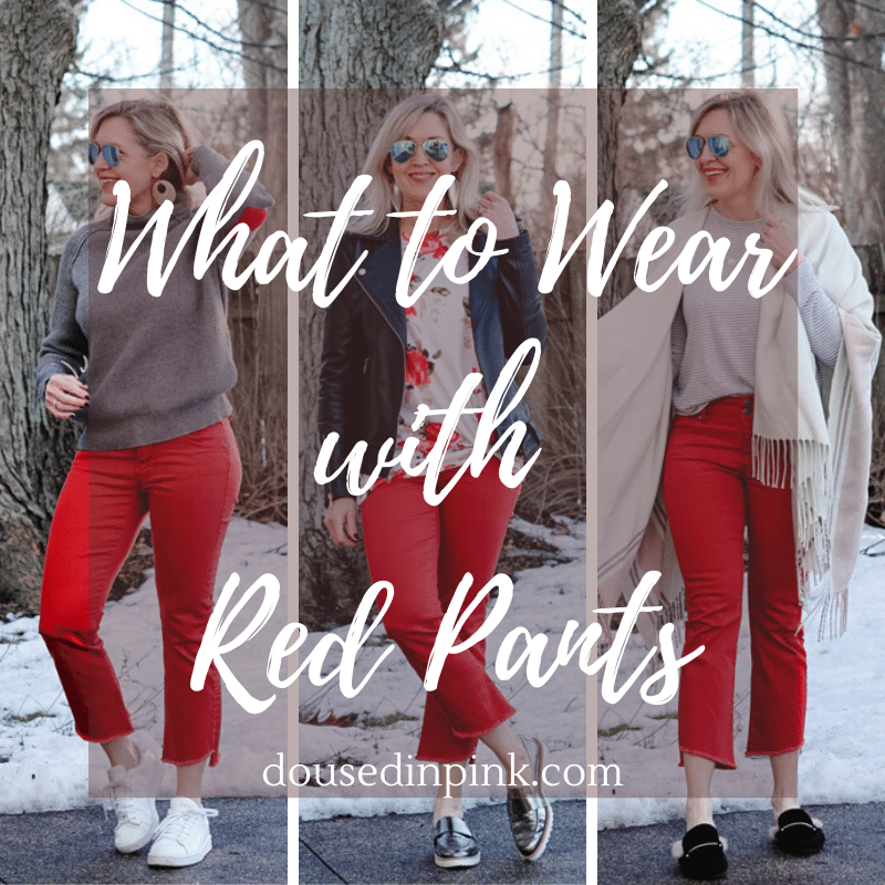Pin on what to wear with red pants