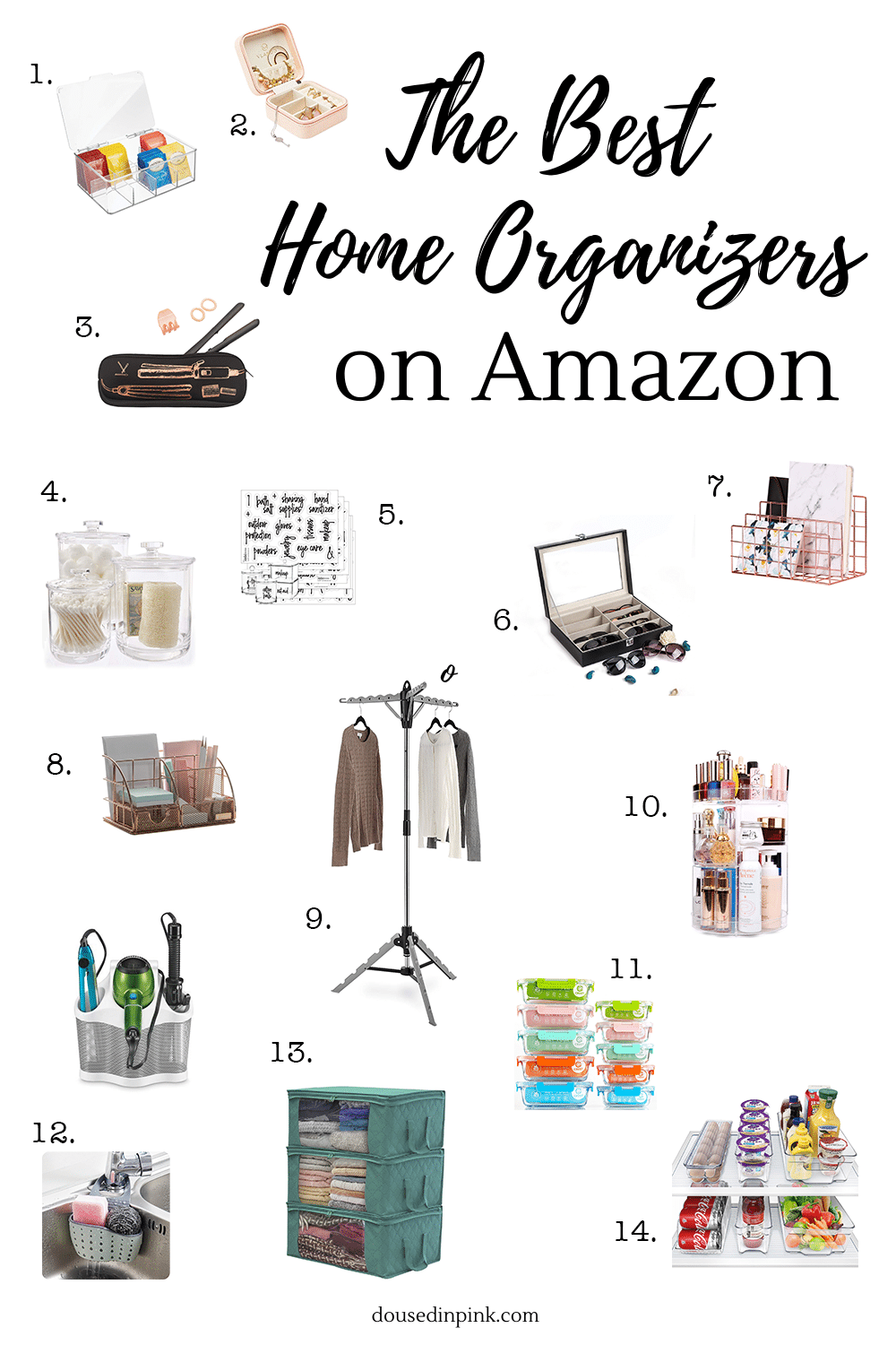 The Best Home Organization on Amazon Doused in Pink