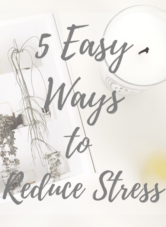 easy ways to reduce stress