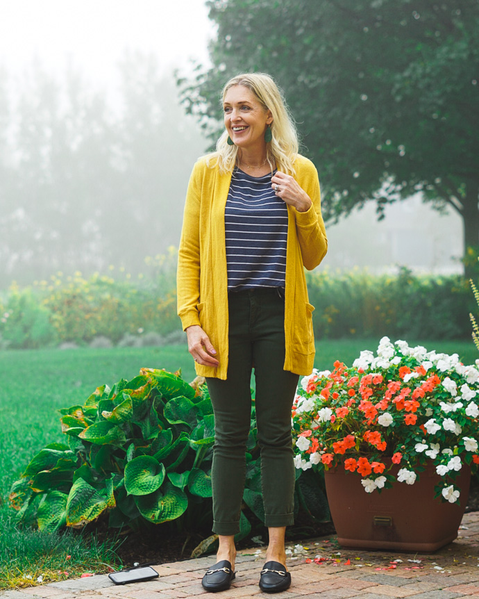 Stitch Fix Mustard Cardigan