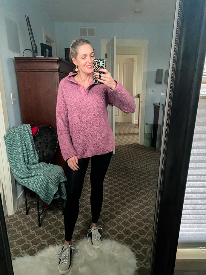 Bp faux leather leggings sale