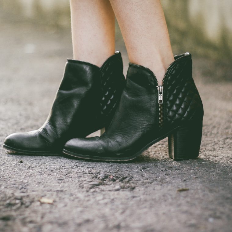 leather booties