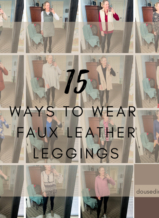 15 ways to wear faux leather leggings