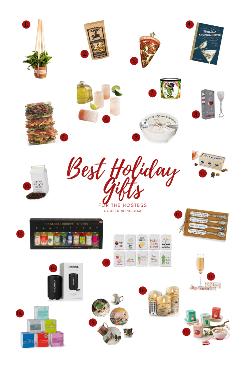 Best Holiday Hostess Gifts Holiday Gift Ideas Doused in Pink