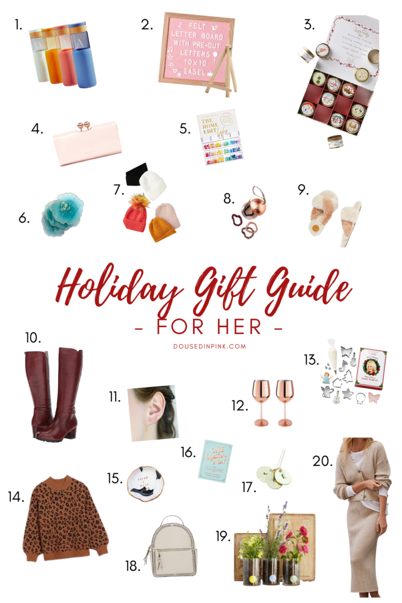 Holiday Gifts for Her 2020 Gift Guide Doused in Pink