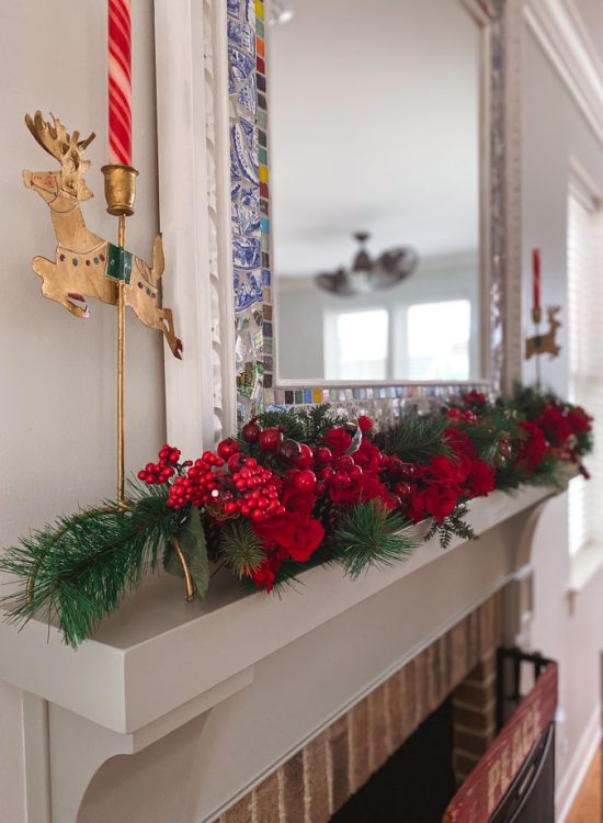 nearly natural hydrangea garland