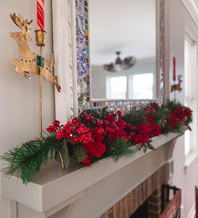 nearly natural hydrangea garland