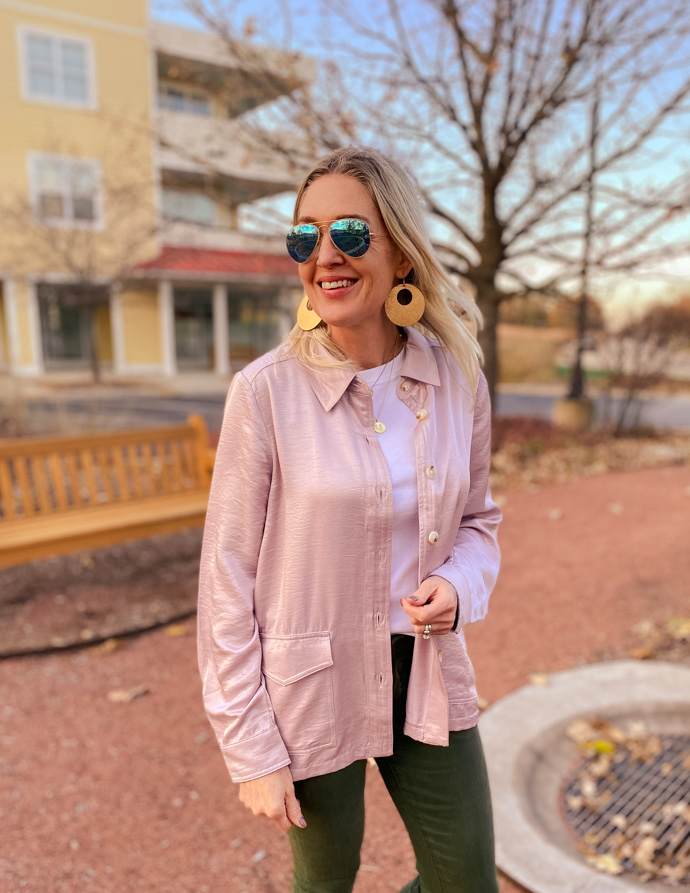 How to Wear a Shacket | Style Tips - Doused in Pink
