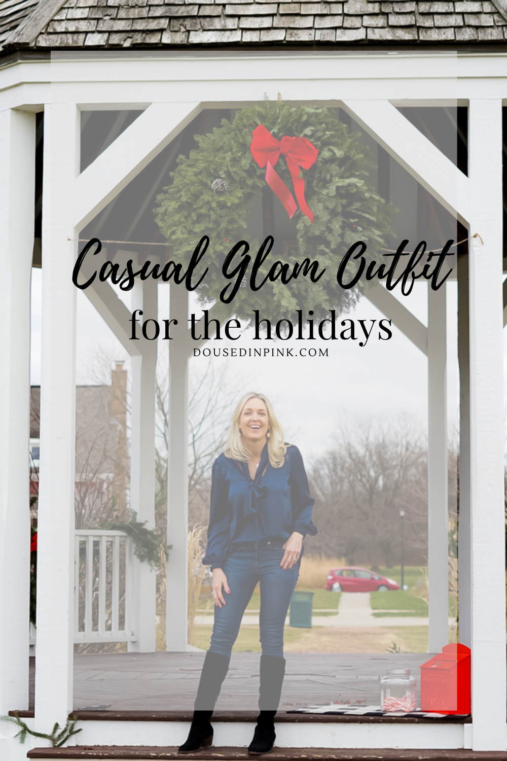casual glam holiday outfit