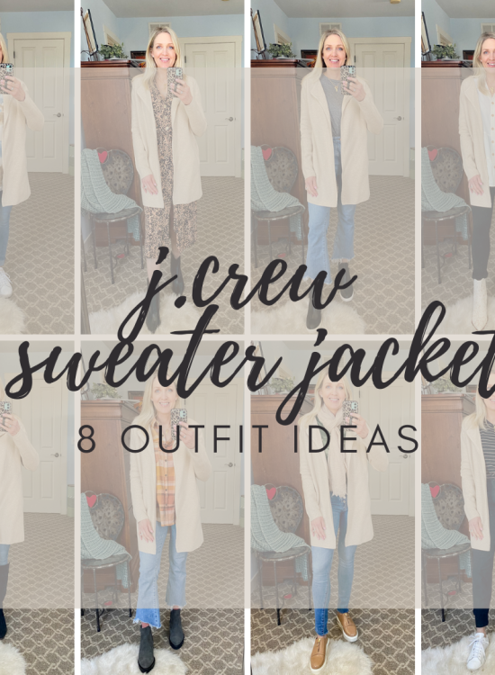 J.Crew Sweater Jacket - 8 outfit ideas