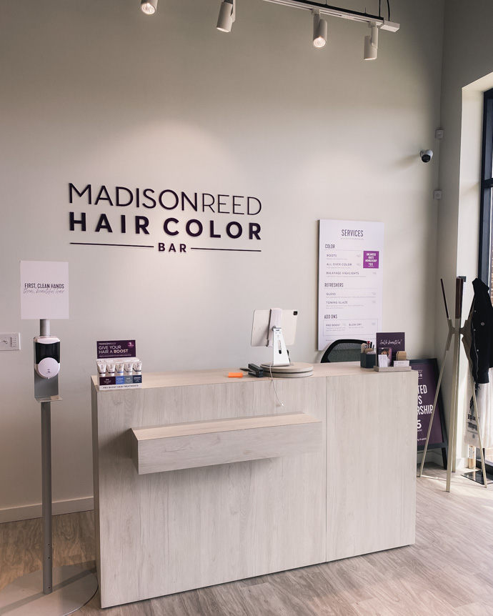 madison reed hair color bar