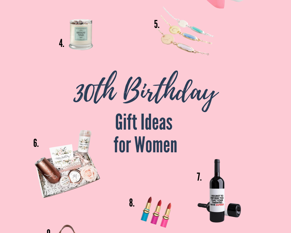 30th Birthday Gifts Ideas for Women