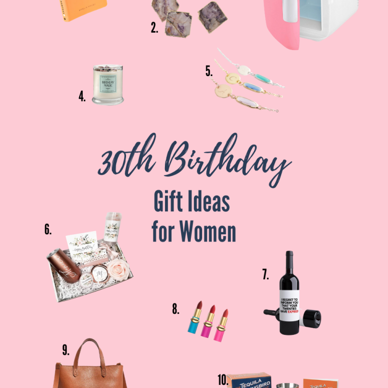 30th Birthday Gifts Ideas for Women