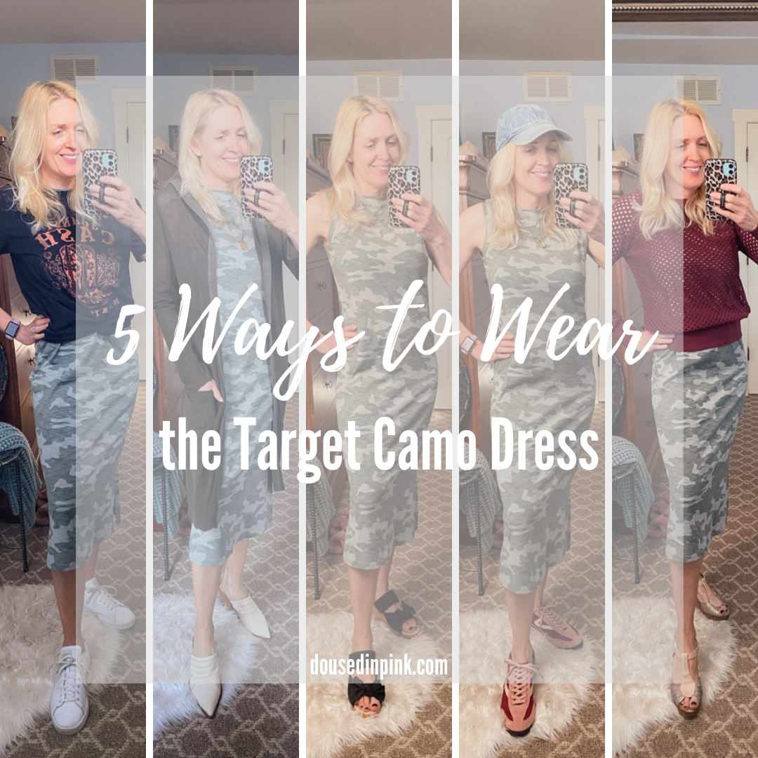 5 ways to wear the target camo dress