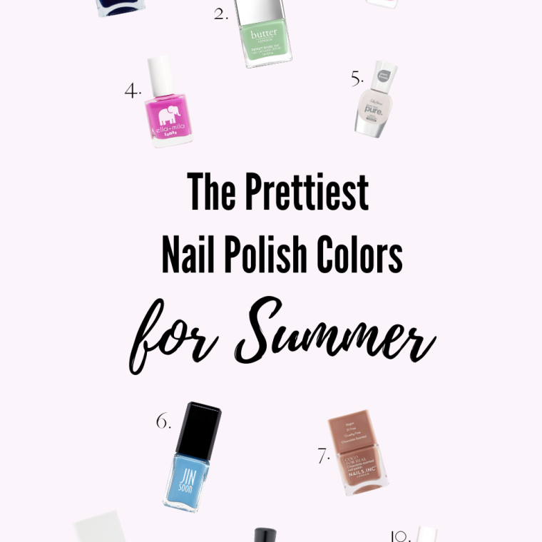 the prettiest nail polish colors for summer