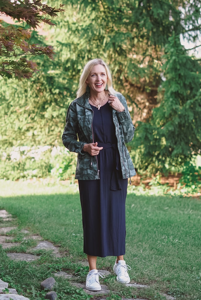Casual midi dress outfit best sale