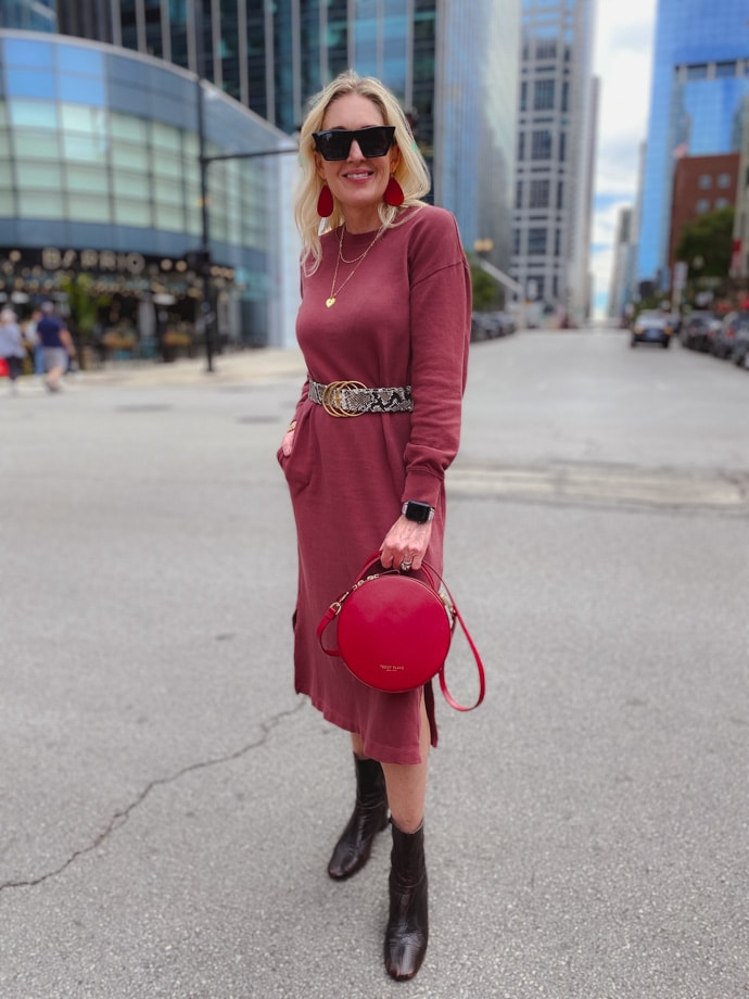 how to wear red this fall