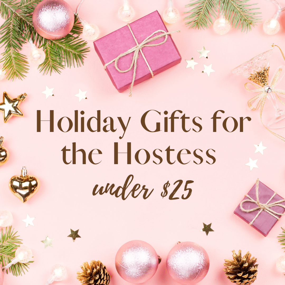 Holiday Gifts for the Hostess Under $25 - Doused in Pink