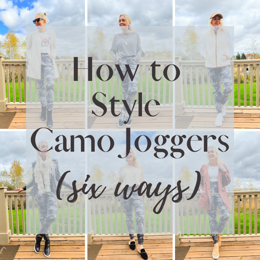 how to style camo joggers 