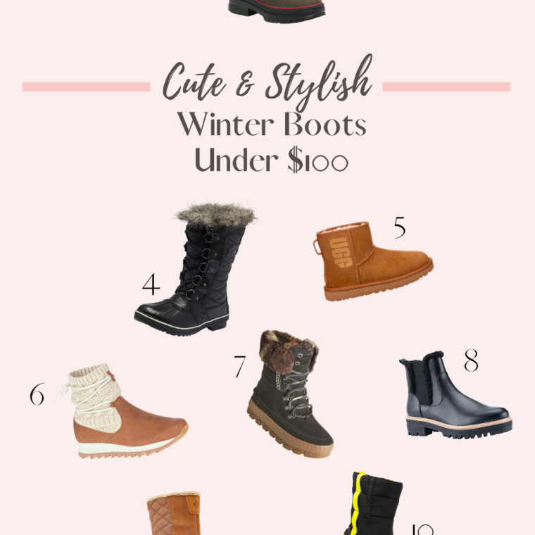 cute & stylish winter boots under $100