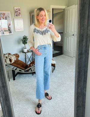 Spring Stitch Fix Review + Cute Spring Outfits - Doused in Pink
