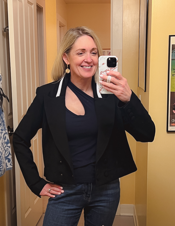 cabi tuxedo jacket