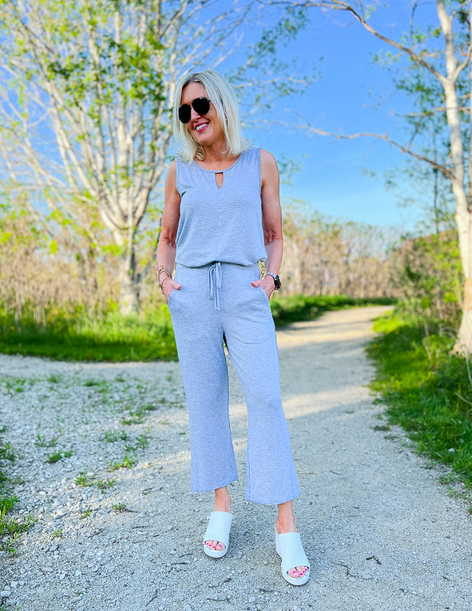 wide leg summer jumpsuit