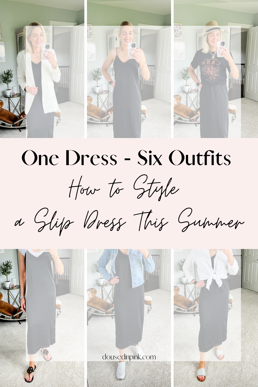 slip dress outfits summer