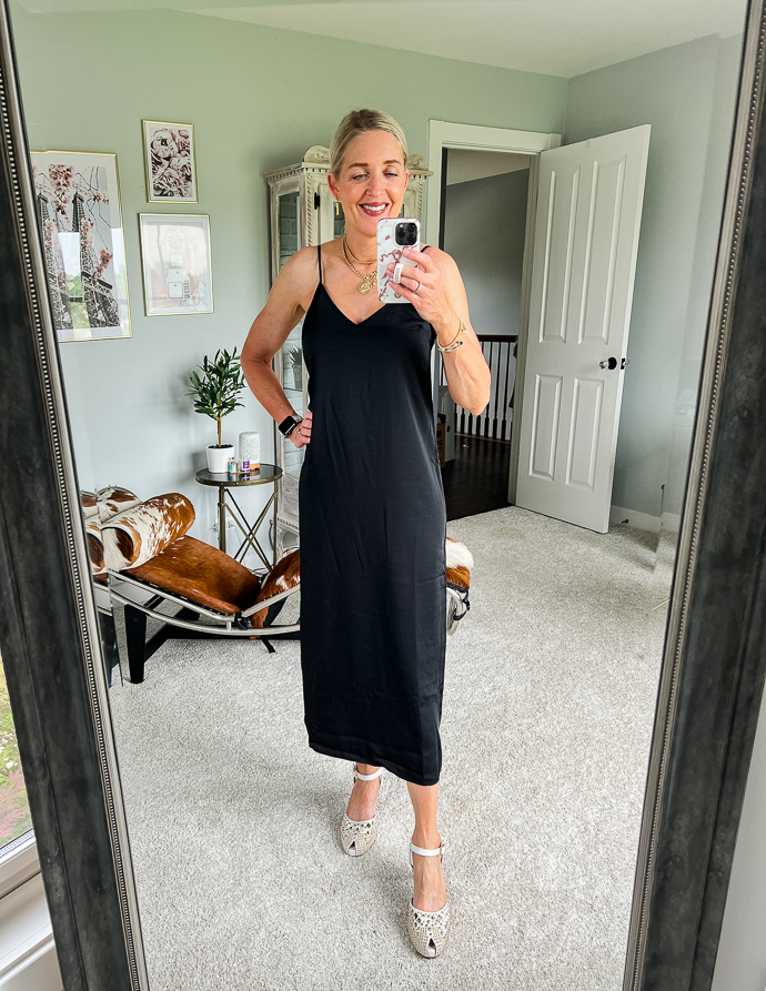 Target Black Slip Dress