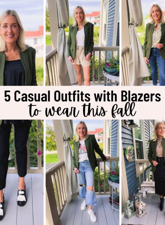 casual outfits with blazers