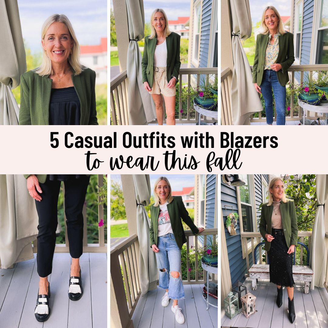 casual outfits with blazers