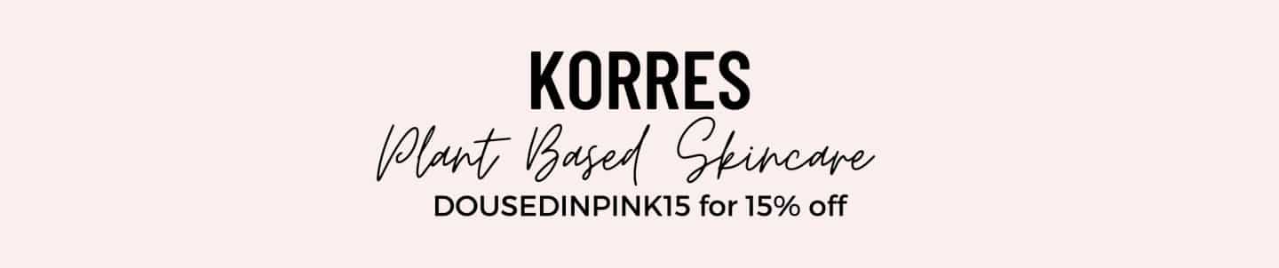 KORRES plant based skincare