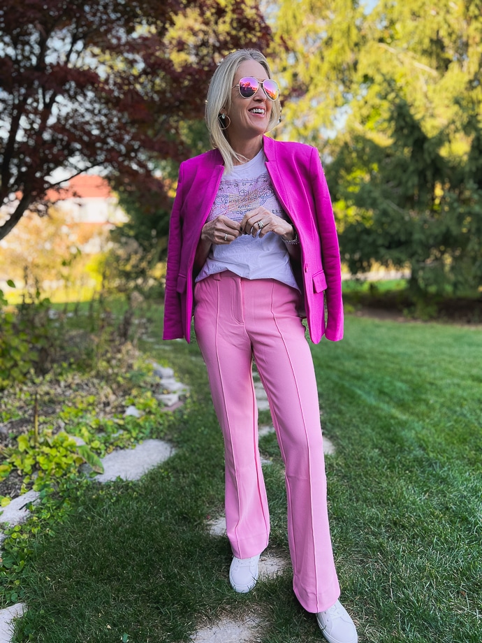 How to Style hot pink