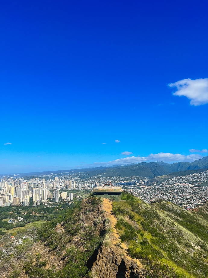 view from diamond head