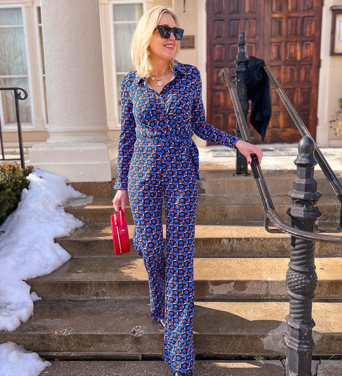 how to style printed jumpsuits