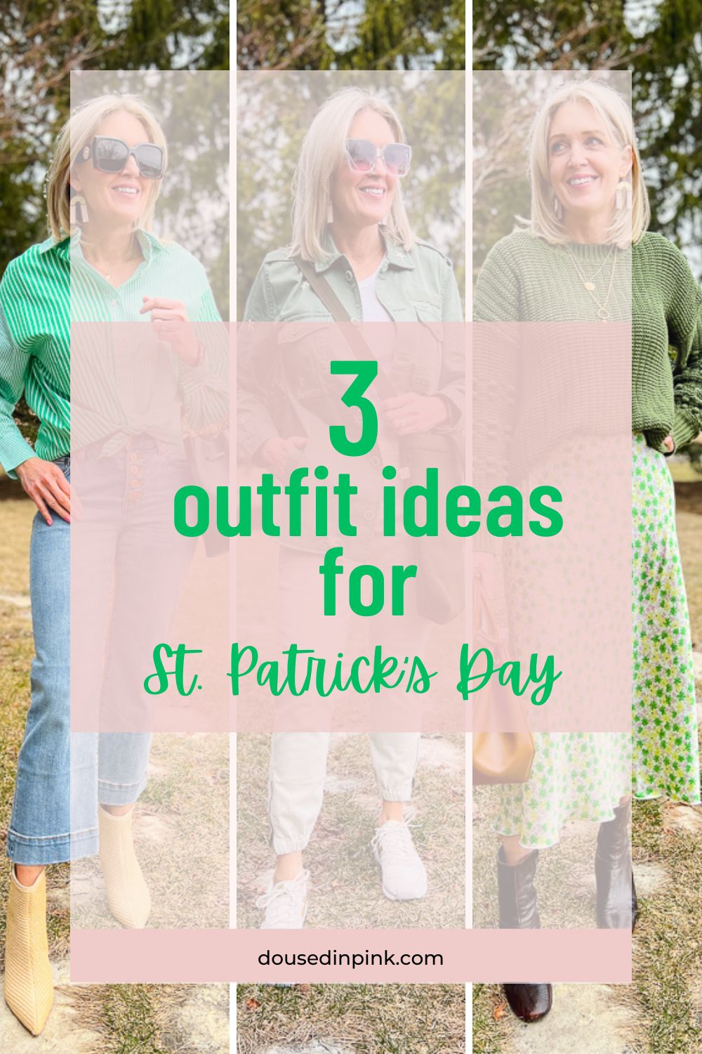3 outfits for St. Patrick's Day