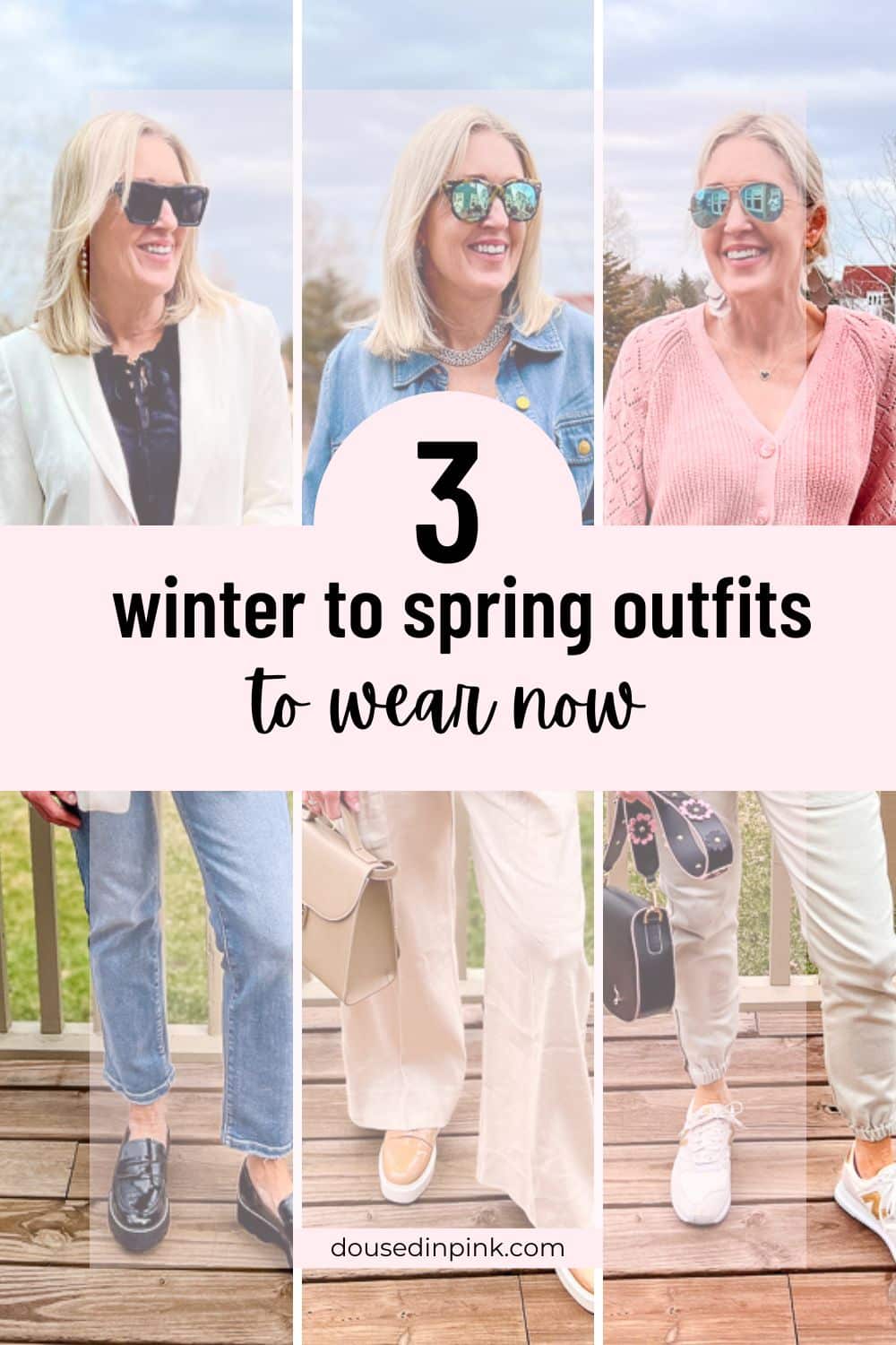3 winter to spring outfits to wear now