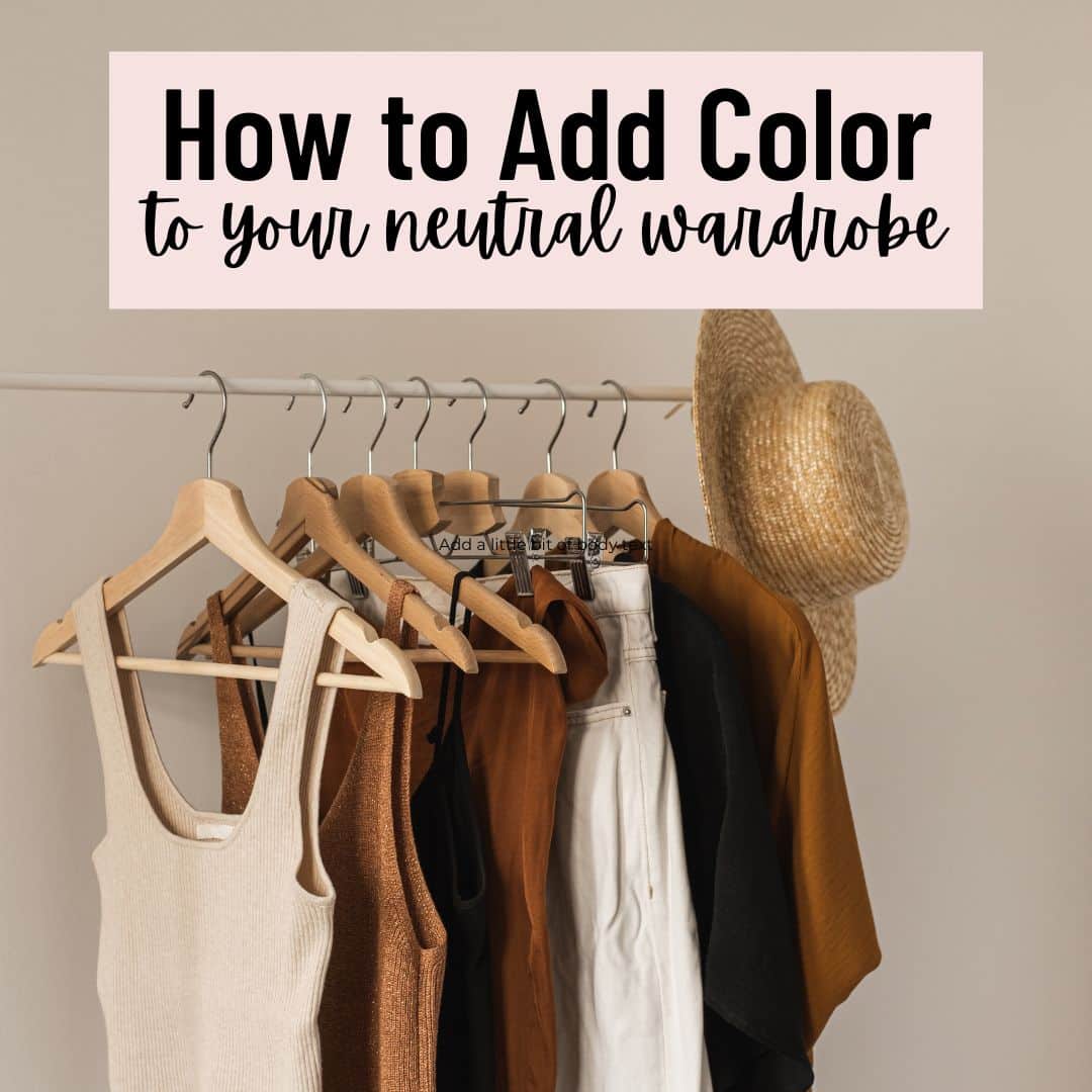 ways to add color to your outfits
