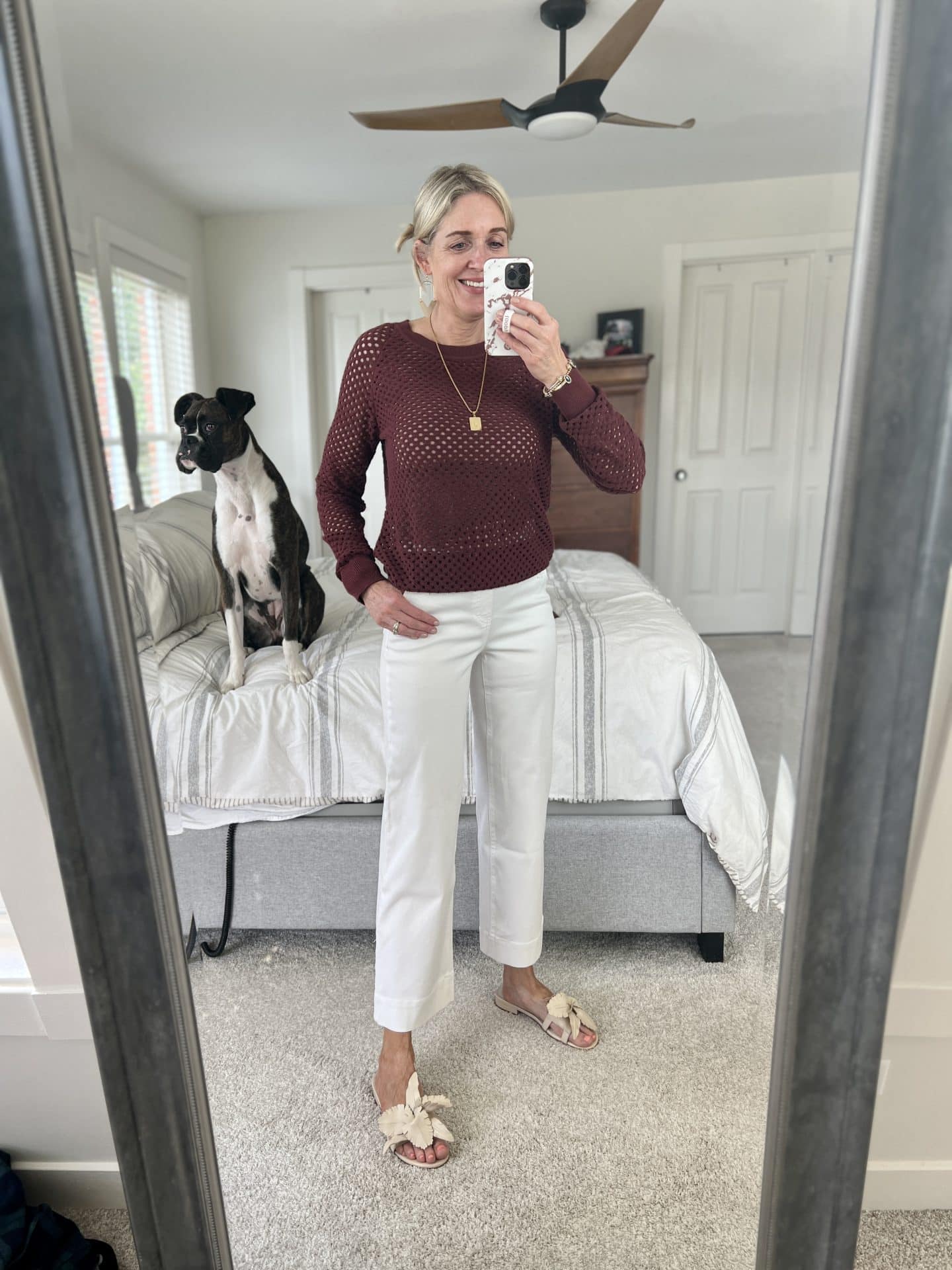 spanx white pants