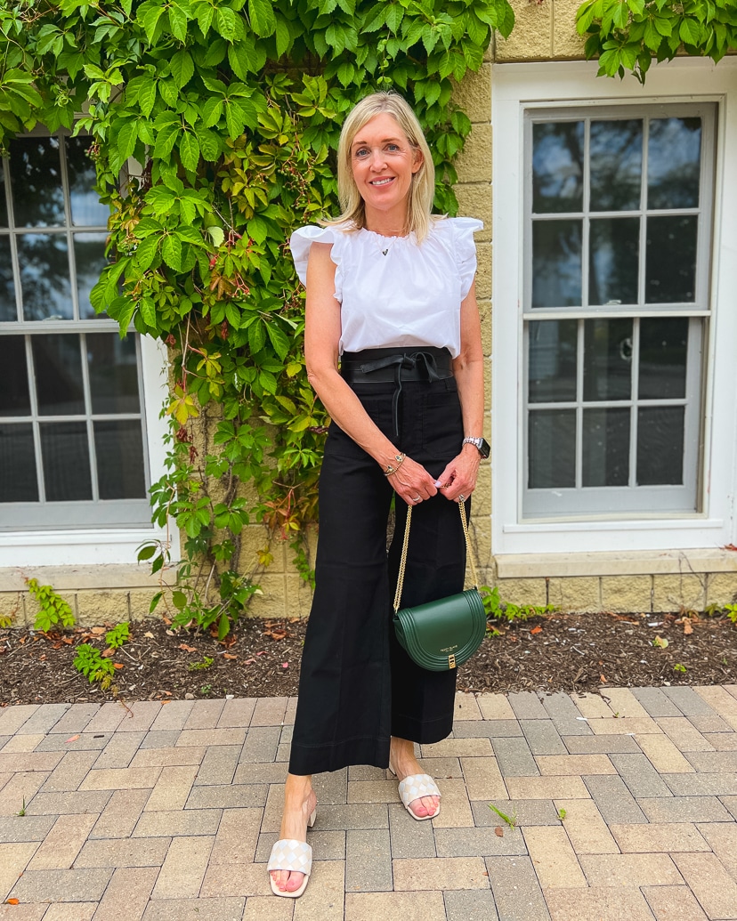 Olive Green Handbag as a Neutral-My new Teddy Blake Bag Styled with Denim -  Elegantly Dressed and Stylish