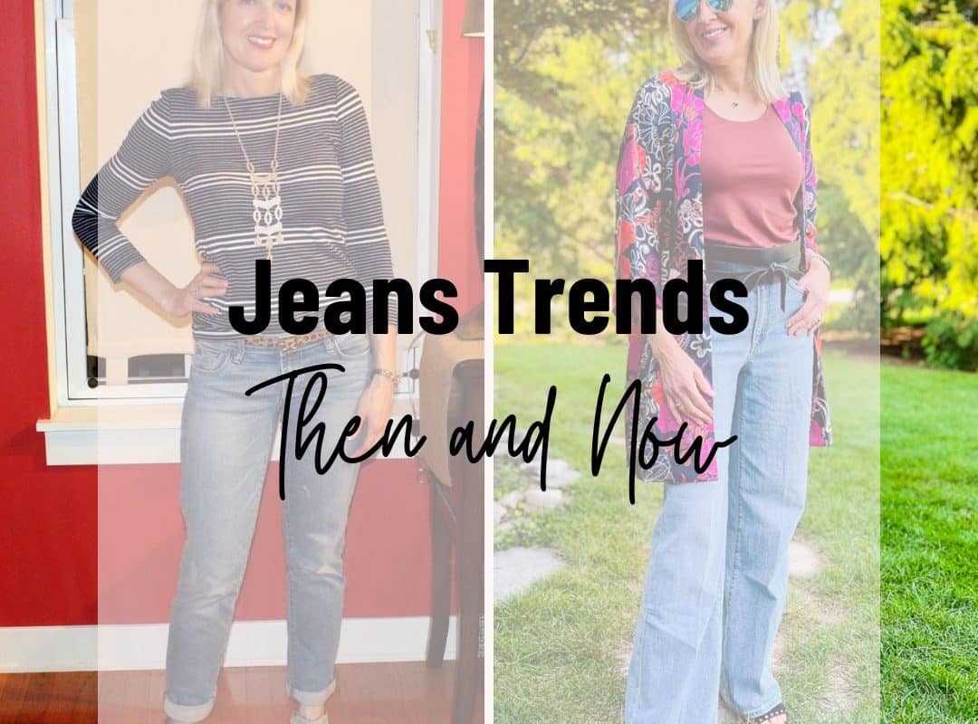 jeans trends then and now