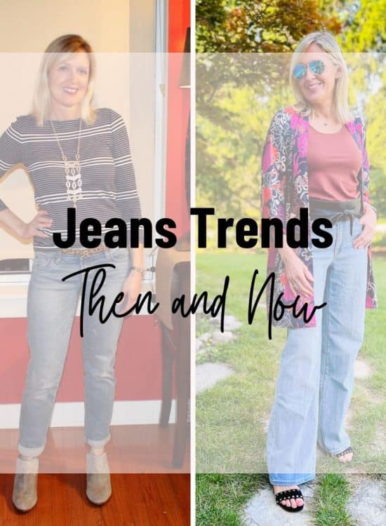 jeans trends then and now